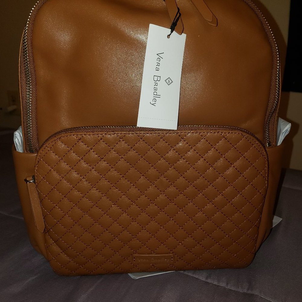 Vera Bradley leather backpack